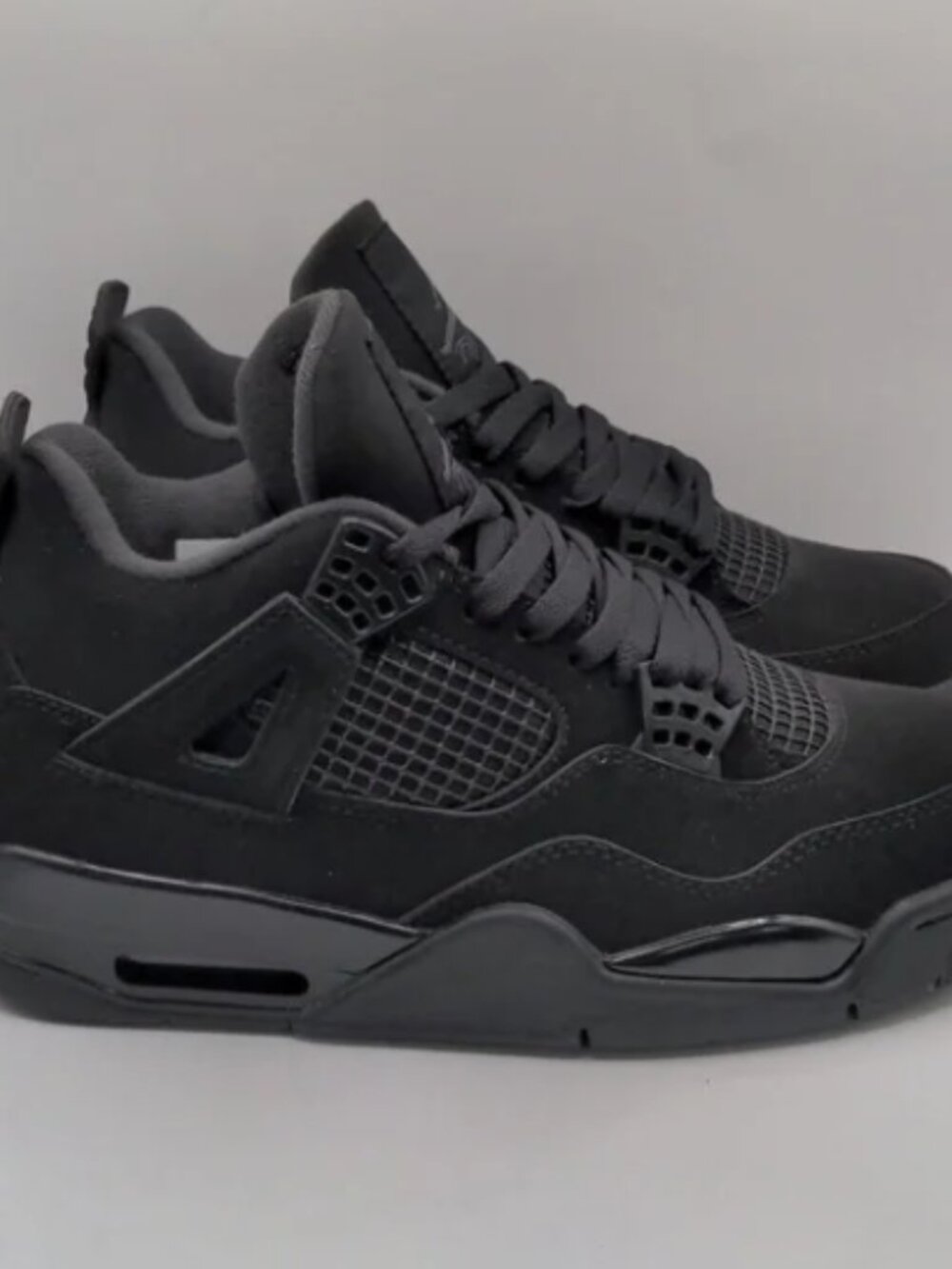 New Air Jordan 4 Retro Mid Sneakers Black Cat